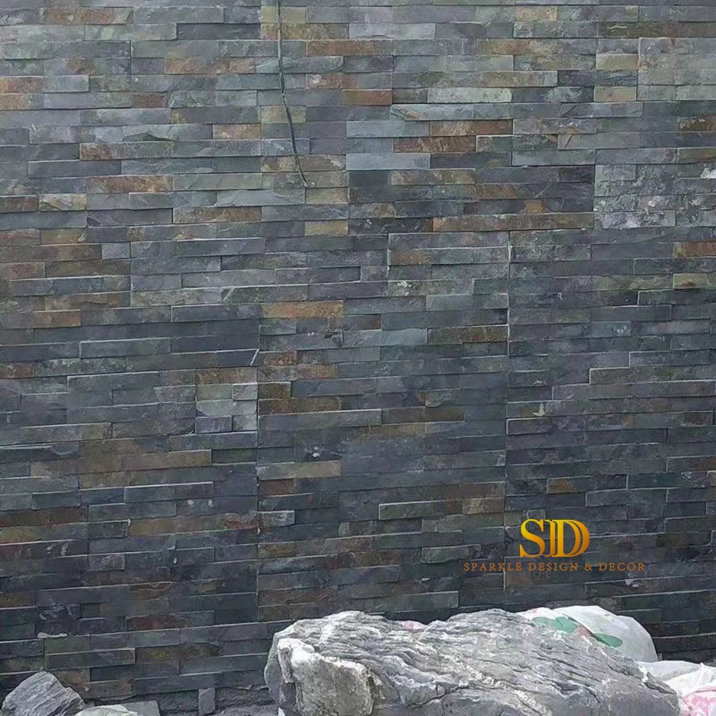 China Wholesale Factory Price Rusty Culture Stone Ledge Stone for Exterior Wall Decor